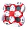 78" Solstice White & Red Super Chill Quarto Swimming Pool Float